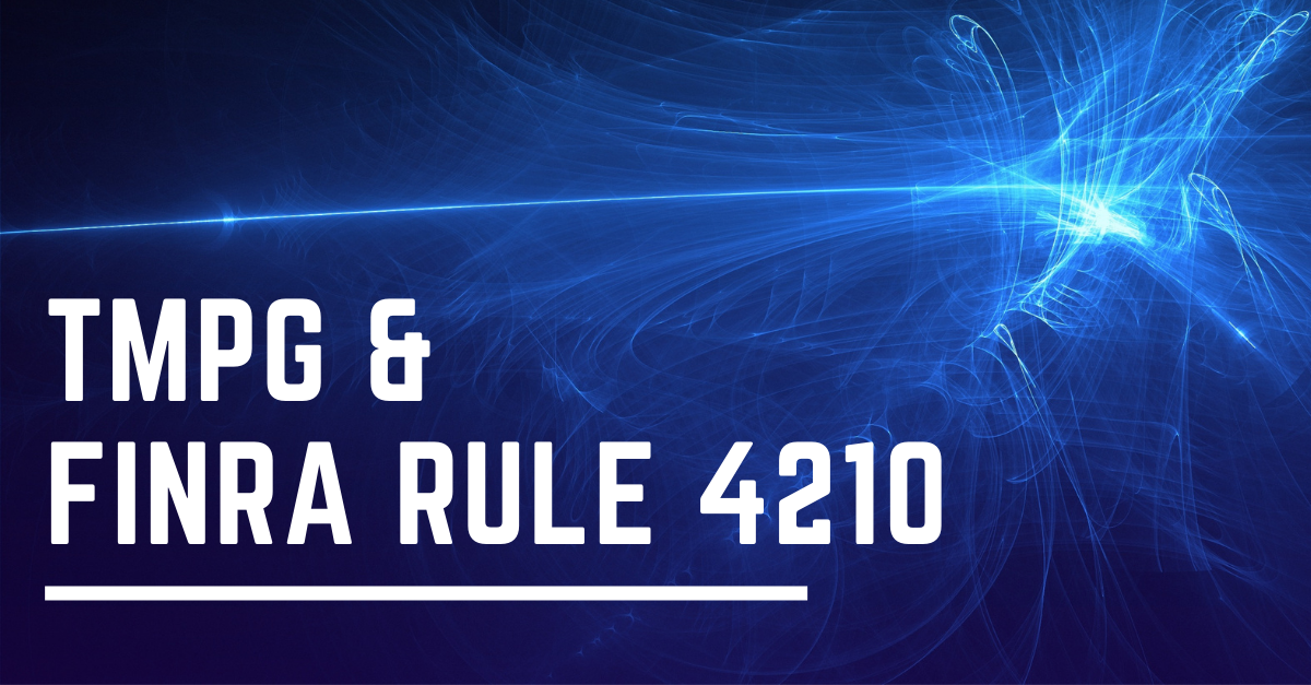 tmpg-finra-rule-4210